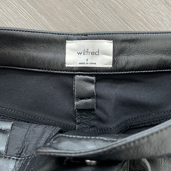 Wilfred faux leather skirt - Picture 2 of 3